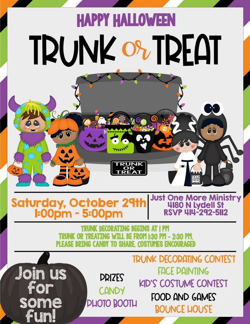 JOMM’s Trunk or Treat Event
