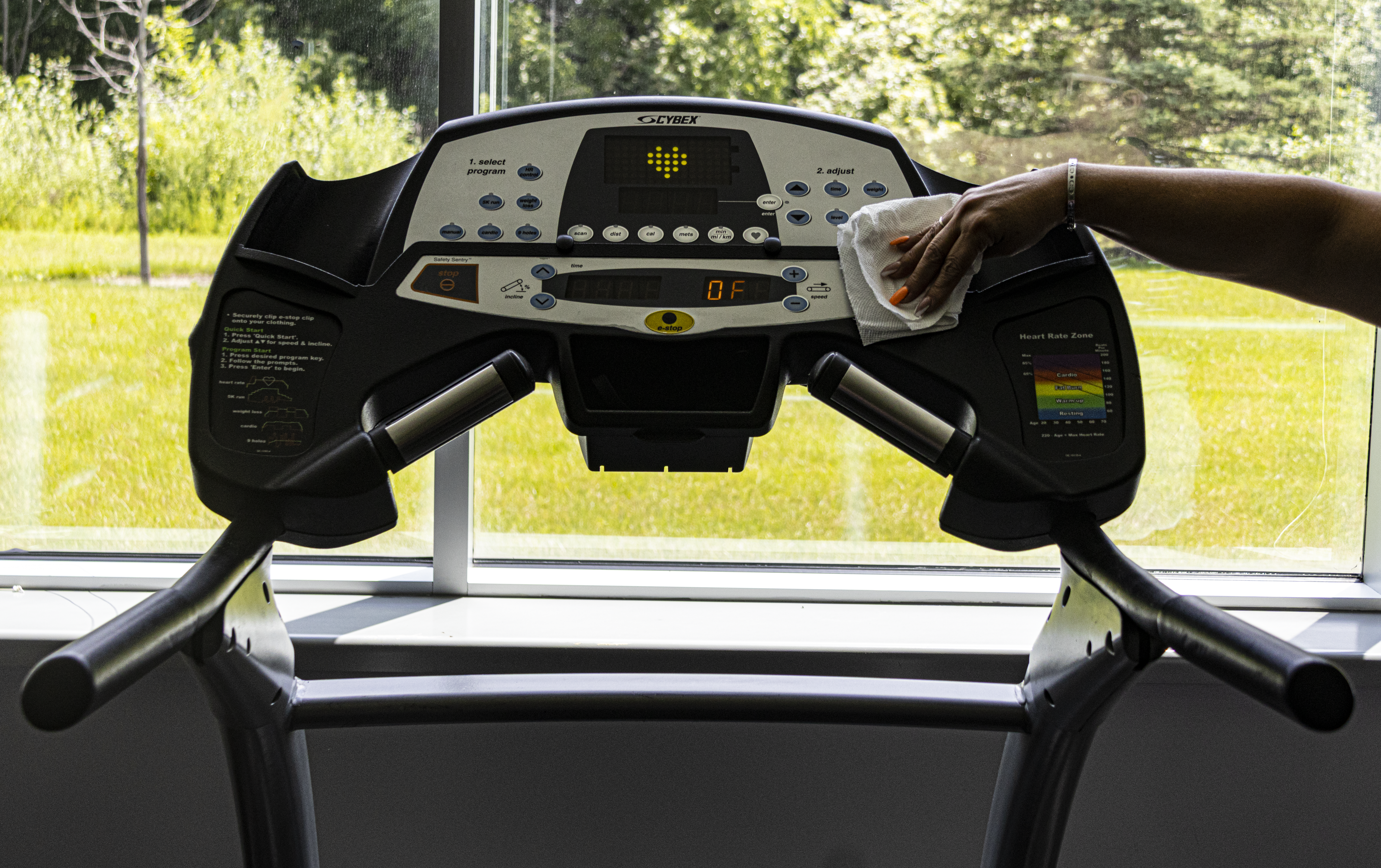 Wet wipes used on Treadmill - Rebel Converting