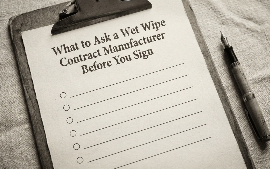 What to Ask a Wet Wipe Contract Manufacturer Before You Sign